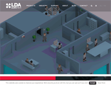 Tablet Screenshot of lda-audiotech.com